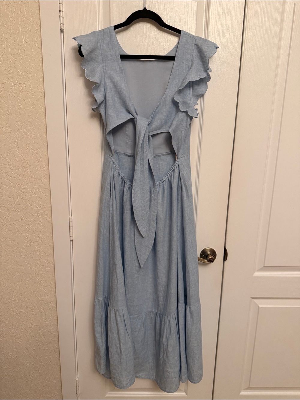 Trovata ROSA DRESS SKY LINEN - Picture 11 of 16